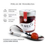Pearls de frambuesa: esferificaciones premium listas para servir