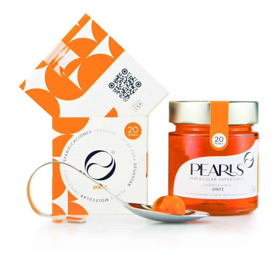 Esferificaciones de Spritz Sevirol de Pearls